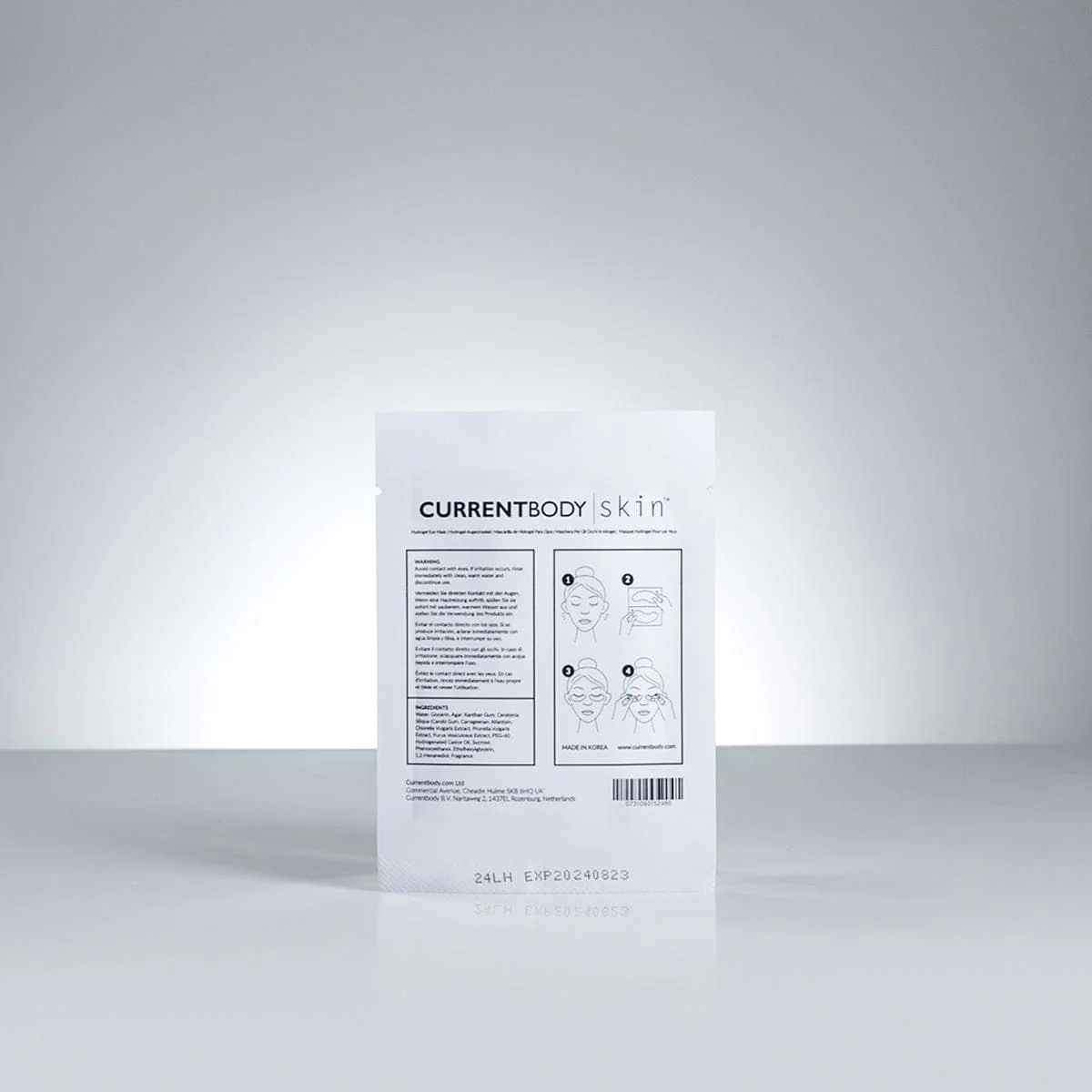 x10 CurrentBody Skin Hydrogel Oogmasker - Image 3